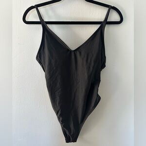 Wild Fable Black V-Neck Swimsuit NWT
